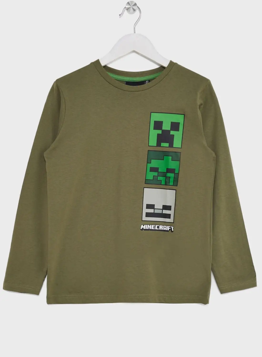 MINECRAFT Minecraft Boys Printed Long Sleeve T-Shirt