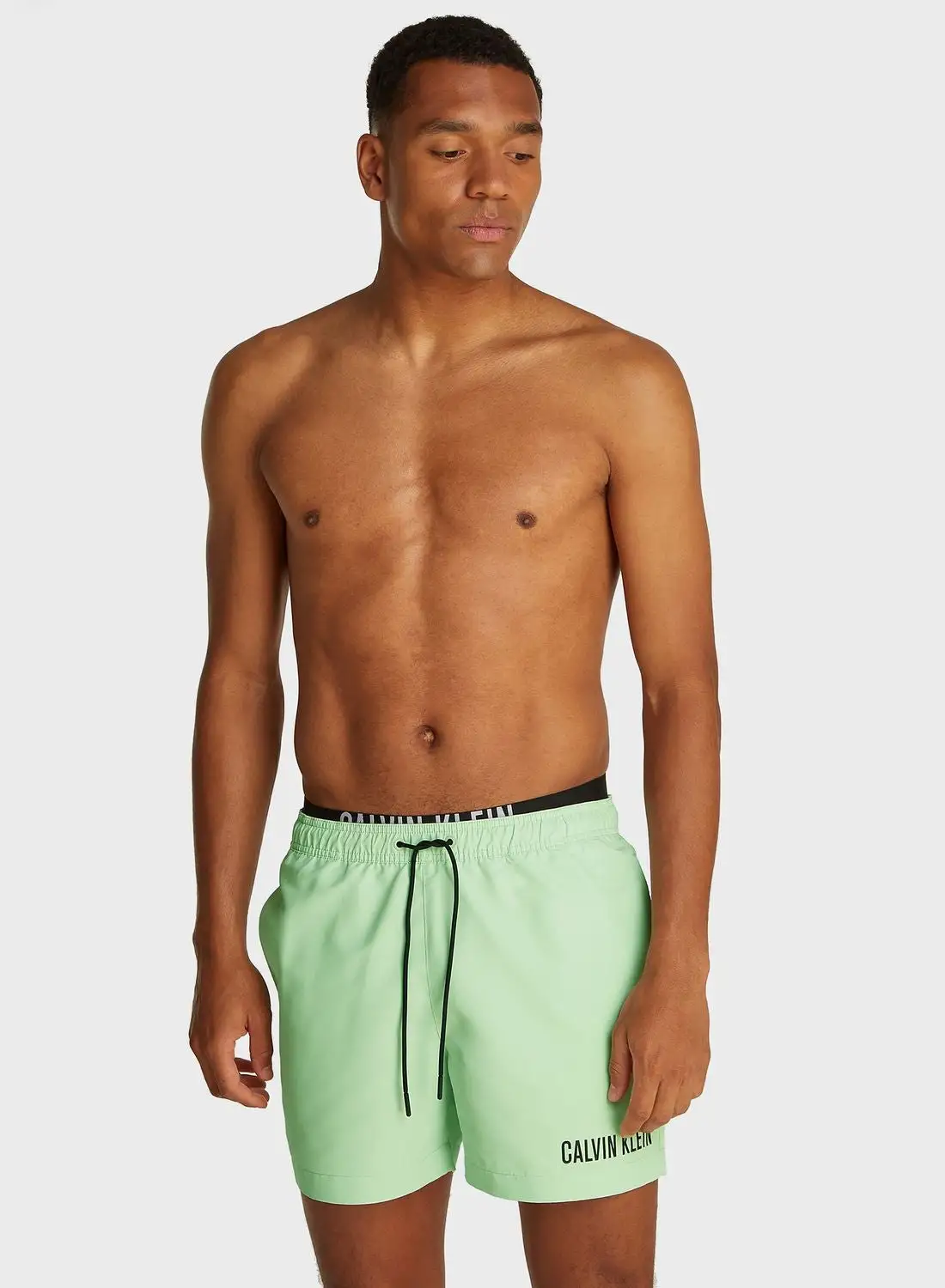 CALVIN KLEIN Medium Double Waist Band Swim Shorts