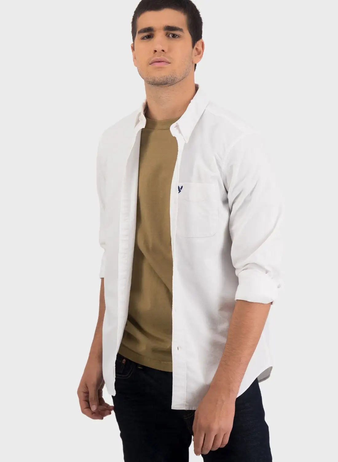 American Eagle Button Down Slim Fit Shirt