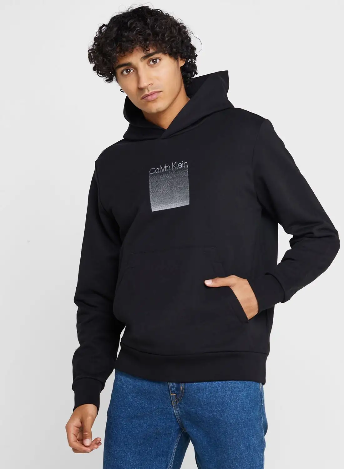 CALVIN KLEIN Embroidered Logo Hoodie