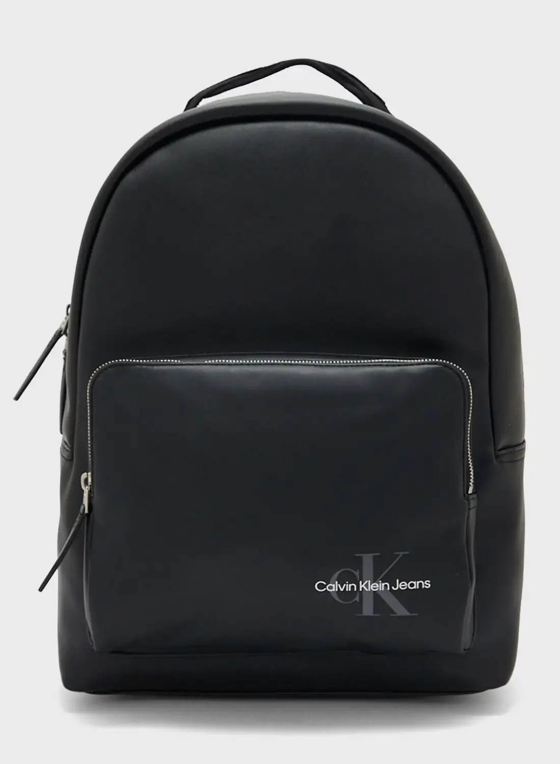 Calvin Klein Jeans Monogram Front Pocket Zip Backpack