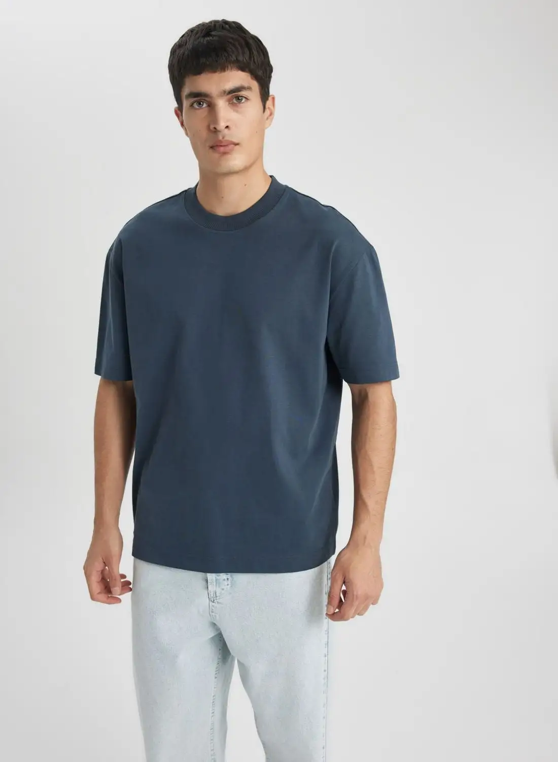 DeFacto Oversize Fit Crew Neck T-Shirt