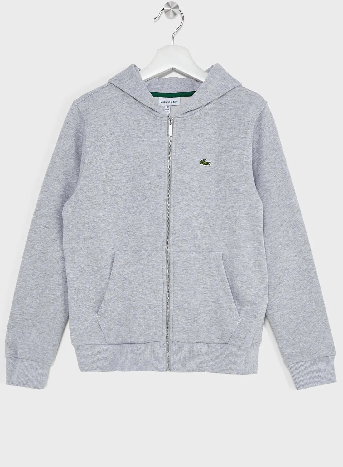 LACOSTE Kids Zip Through Hoodie