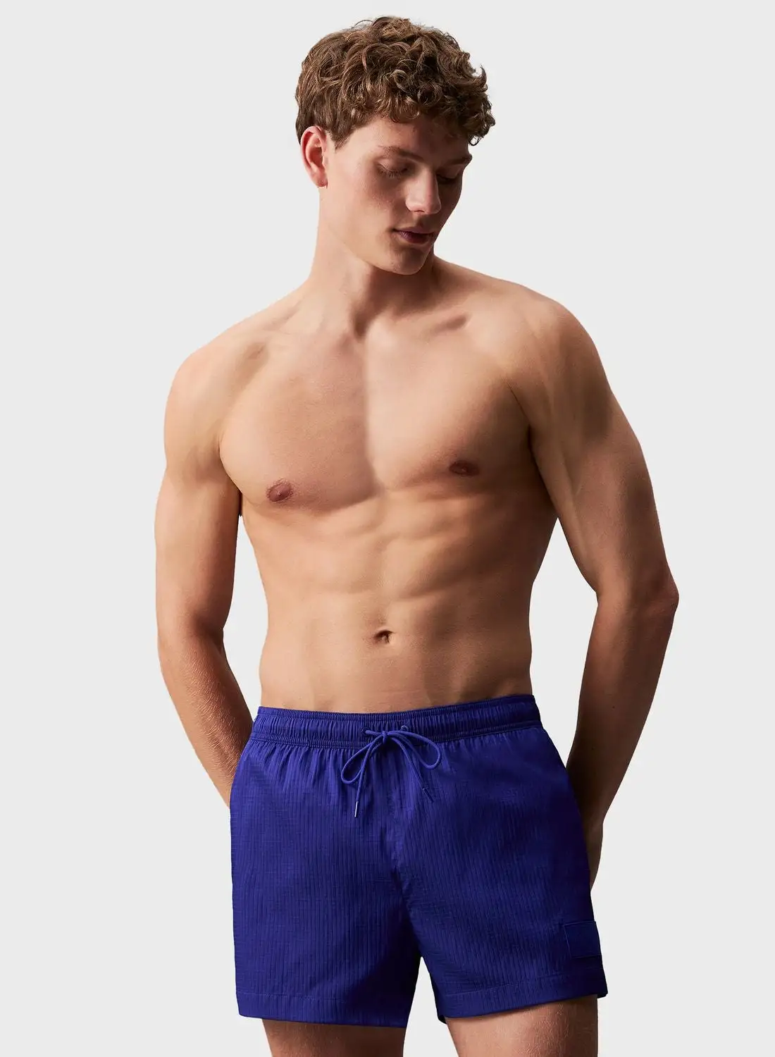 CALVIN KLEIN Short Drawstring Swim Shorts