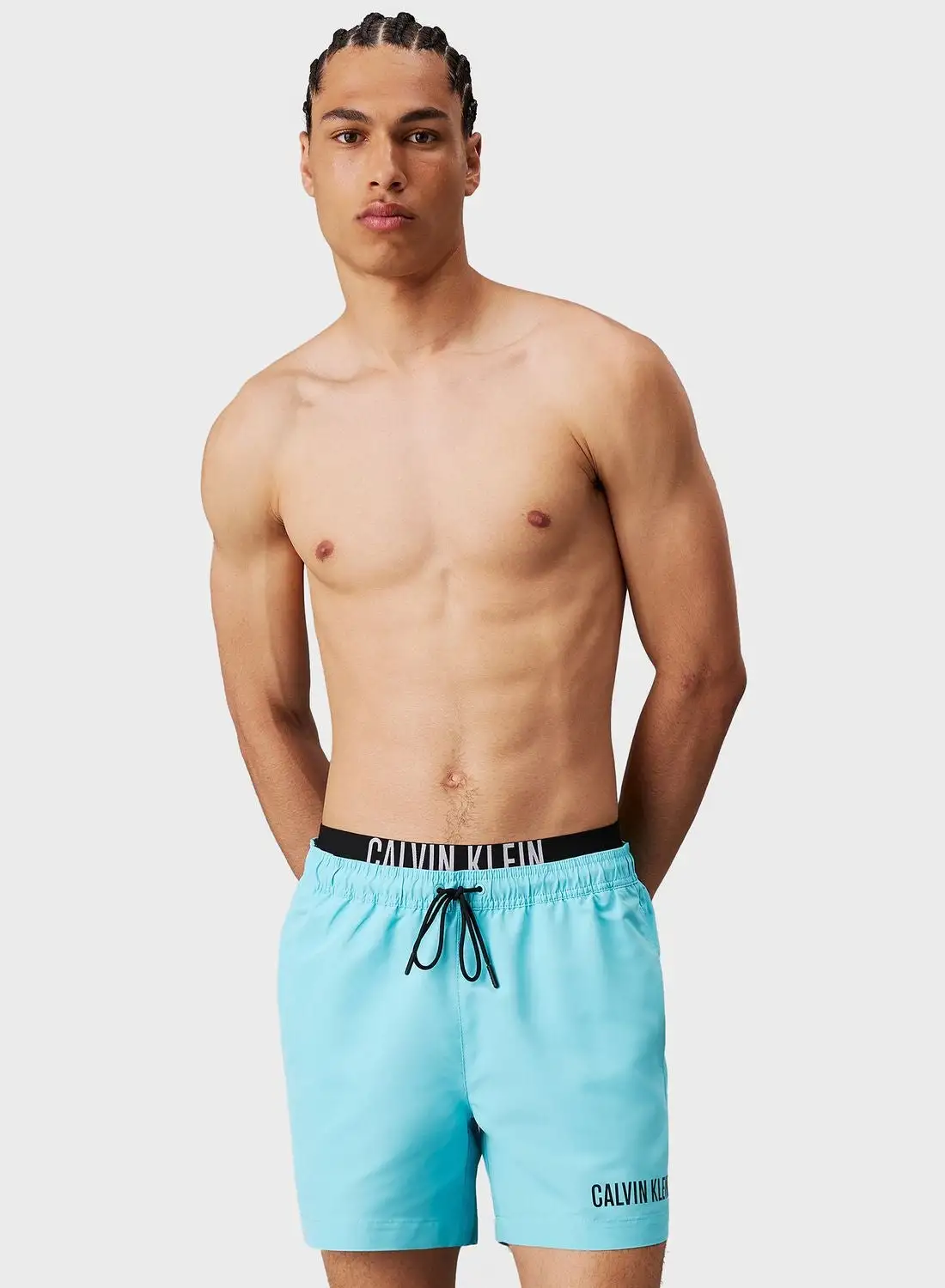 CALVIN KLEIN Medium Double Waist Band Swim Shorts