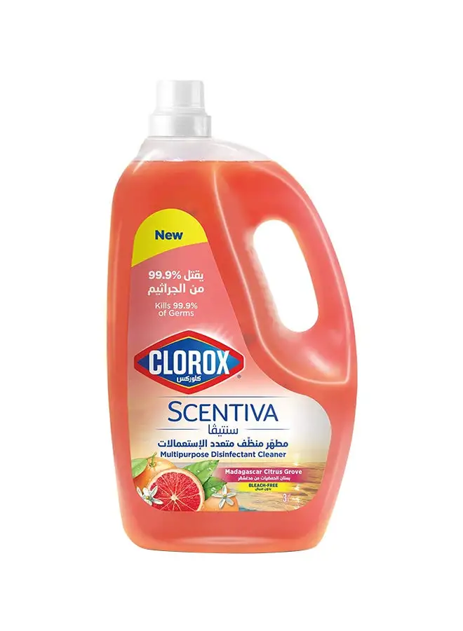 Clorox Scentiva Multipurpose Disinfectant Floor Cleaner Madagascar Citrus Grove