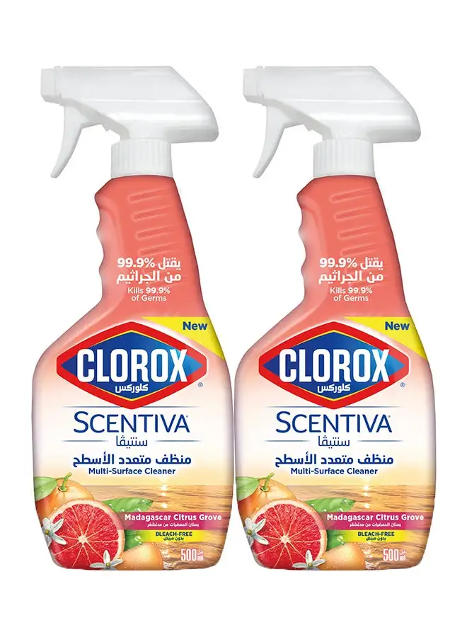 Clorox Multi Surface Cleaner Citrus Scent Pack Of 2