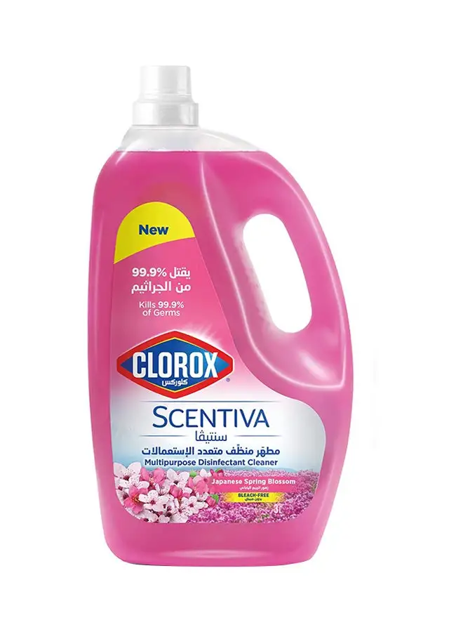 Clorox Scentiva Multipurpose Disinfectant Floor Cleaner Japanese Spring Blossom