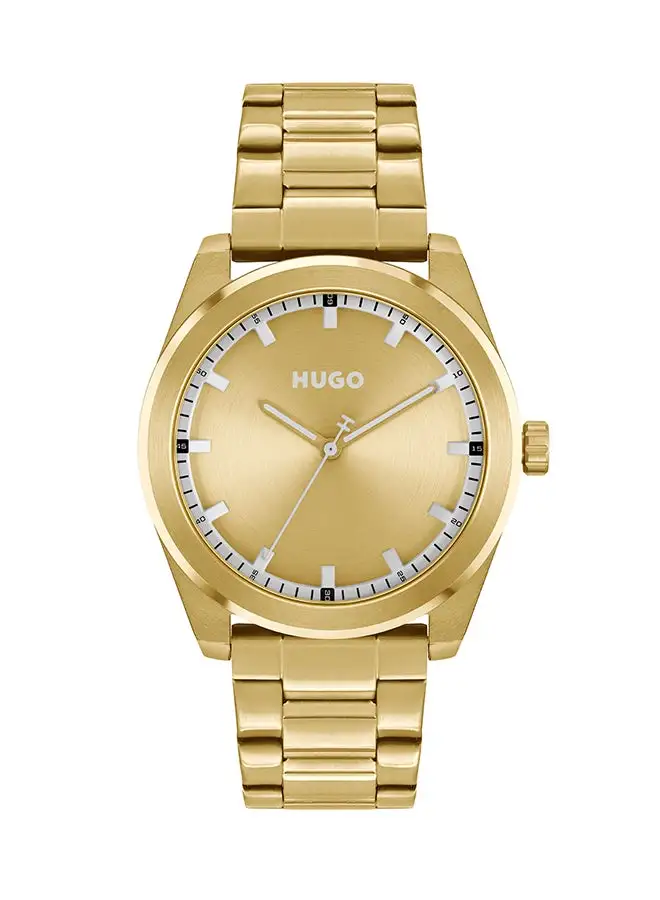 HUGO BOSS Men's Analog Round Shape Stainless Steel Wrist Watch 1530354 - 42 Mm