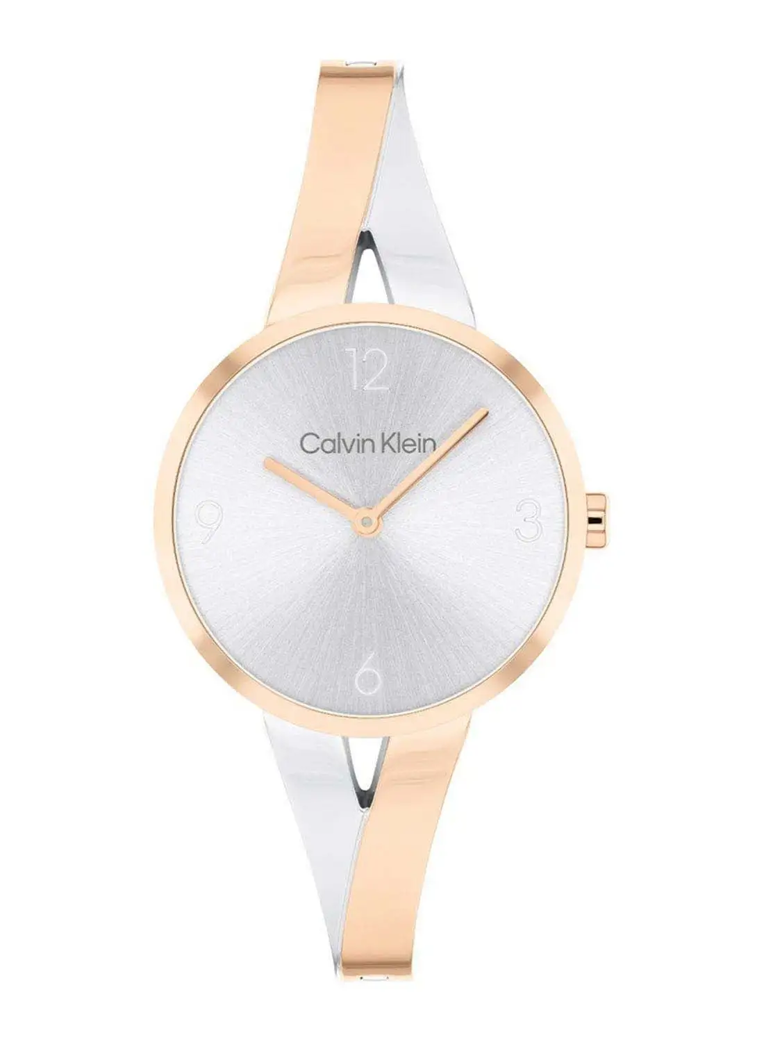 CALVIN KLEIN Women's Analog Round Shape Stainless Steel Wrist Watch 25100028 - 30 Mm