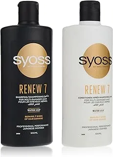 Syoss Renew 7 Shampoo + Conditioner, 500 ml