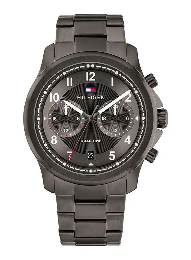 TOMMY HILFIGER Men's Analog Round Shape Stainless Steel Wrist Watch 1710628 - 43.75 Mm