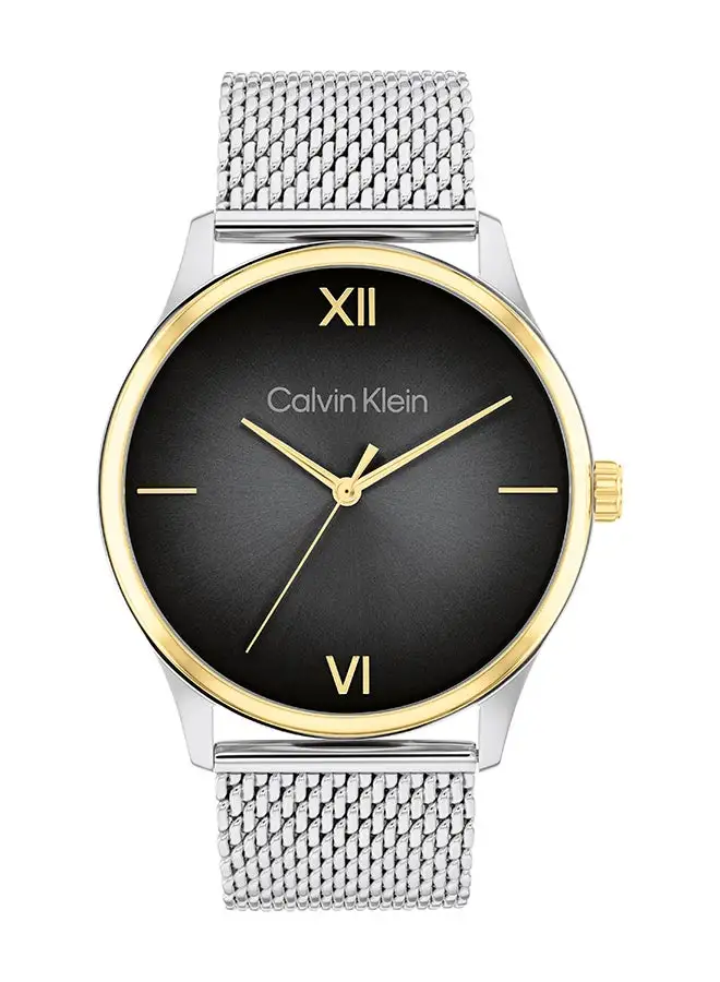 CALVIN KLEIN Men's Analog Round Shape Stainless Steel Wrist Watch 25200452 - 43 Mm