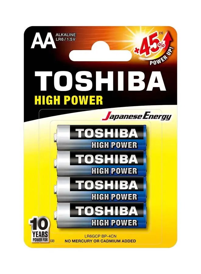 Toshiba Toshiba High Power LR 06 AA  4