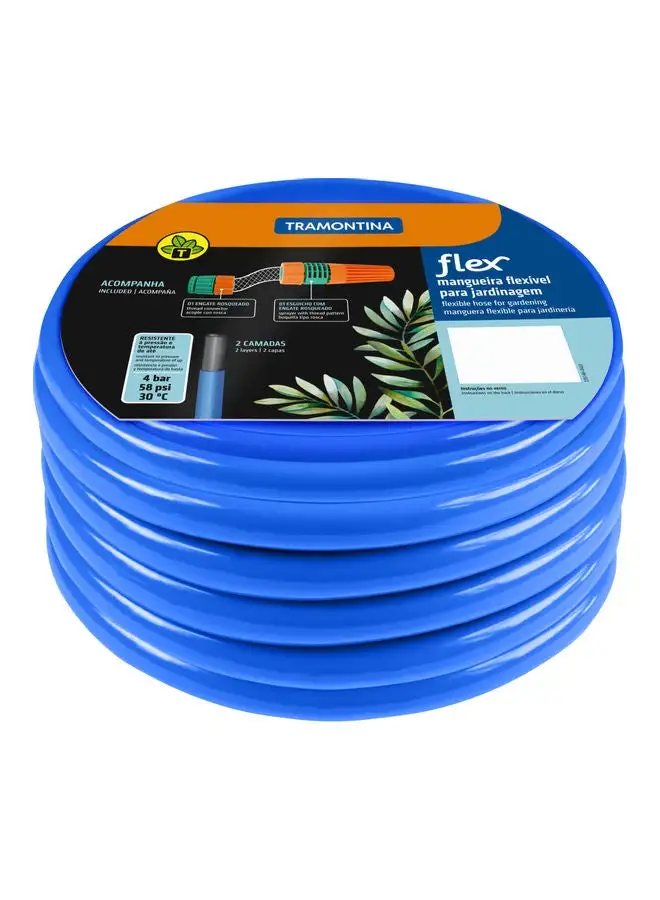 TRAMONTINA Flex Garden Hose Blue