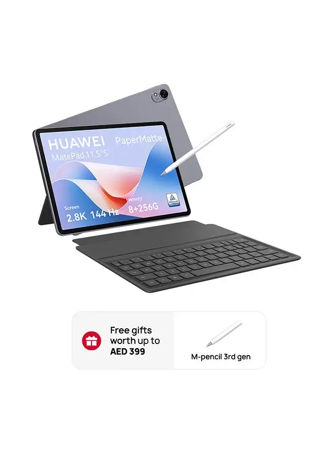 HUAWEI MatePad 11.5-Inch S PaperMatte WiFi 8GB+256GB Gray In Box Keyboard + M-Pencil