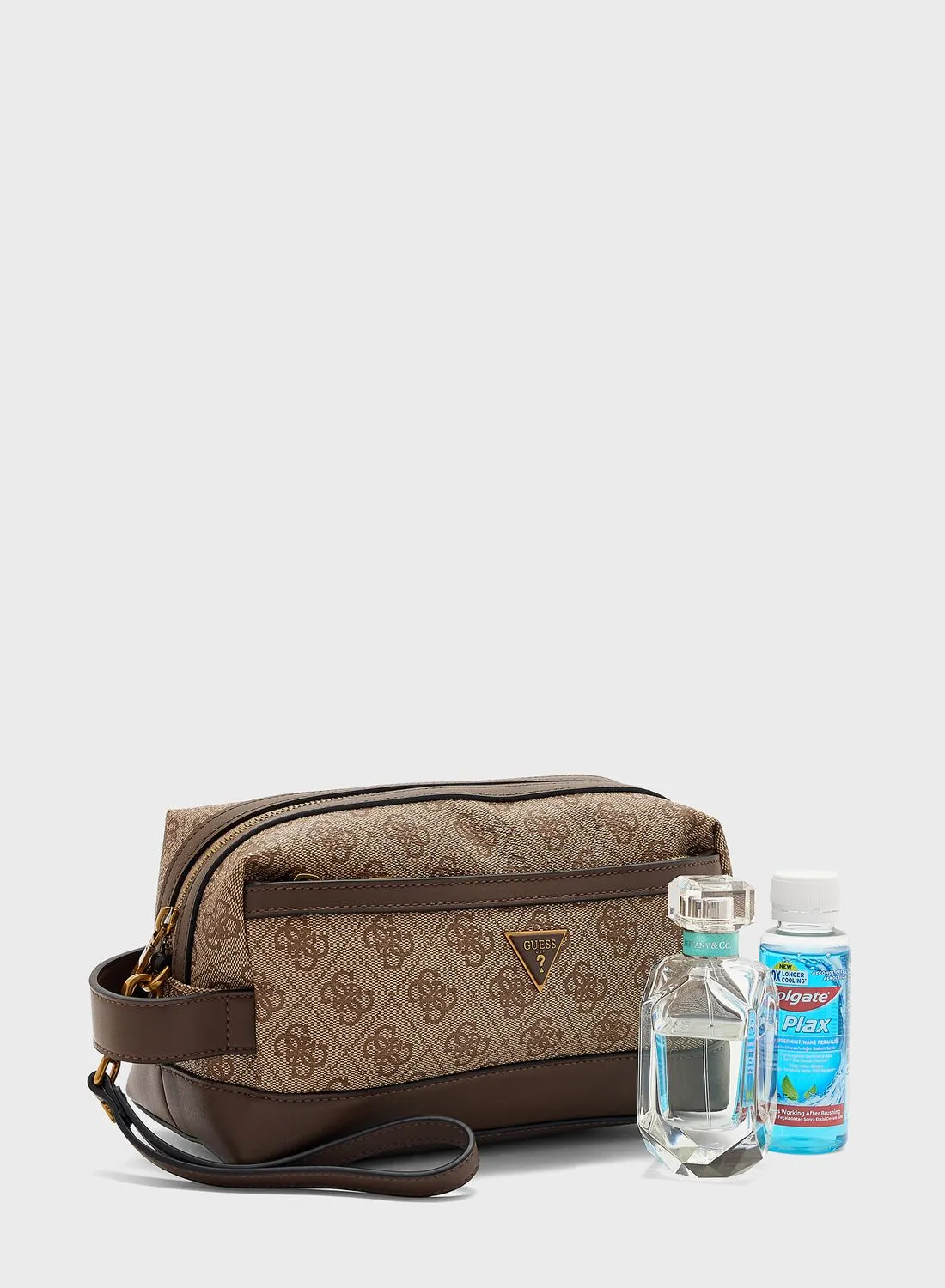 GUESS Logo Printed Wash Bag