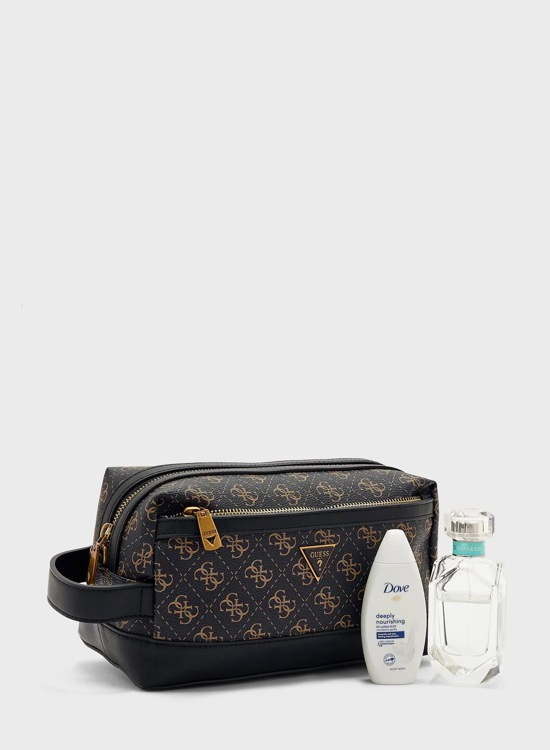 GUESS Logo Printed Wash Bag