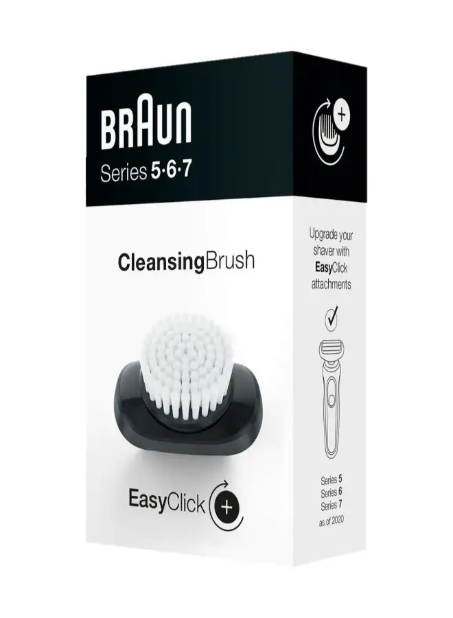 BRAUN Easyclick, Brush Refill For Series 5, 6 And 7 Electric Shaver Black / White