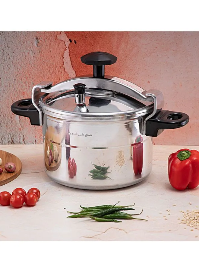 Royalford Aluminum Multi-Safety Device With Cool Touch Handles Pressure Cooker 9Liters