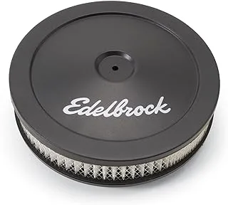 Edelbrock 1203 Pro-Flo منظف هواء دائري 10 بوصة مع عنصر ورقي 2 بوصة