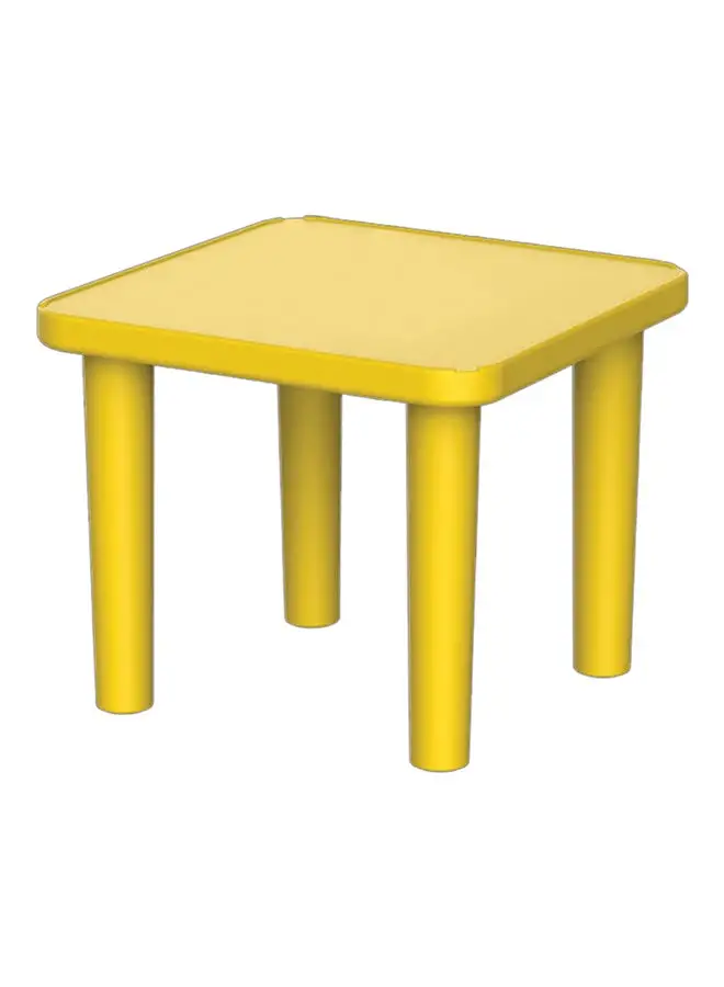 Cosmoplast 4-Seater Square Kindergarten Table Yellow