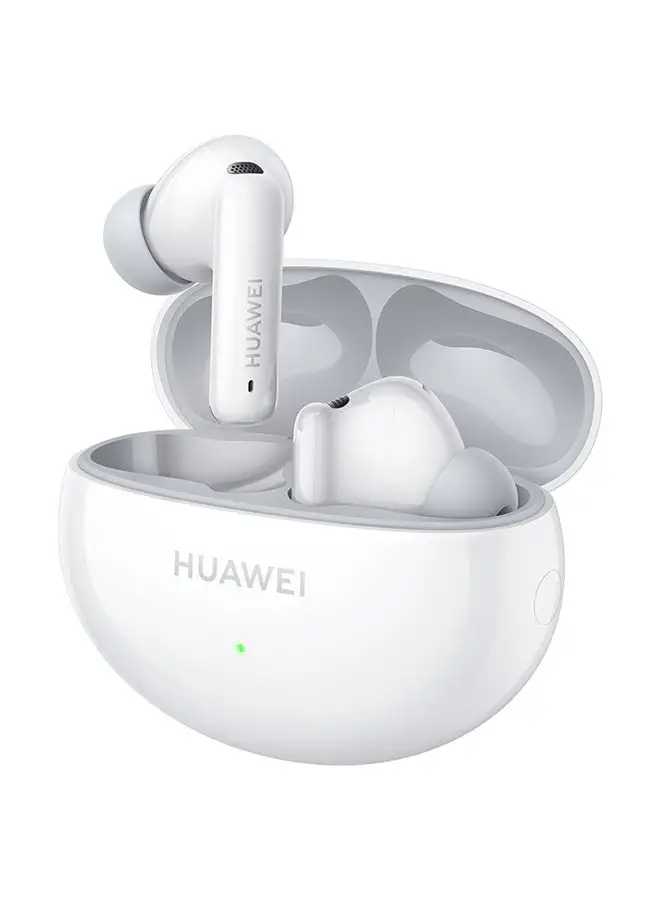 HUAWEI FreeBuds 6i True Wireless In-ear Earphones, Dynamic ANC 3.0, Punchy Bass, Fast Charging, Longer Listening, Distraction-Free Calling, IP54, Dual-Device Connection White