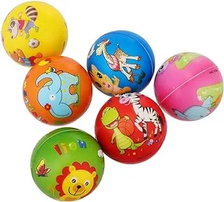 ECVV Squeeze Stress Balls, Animals Stress Relief Ball, Sensory Stress Ball for Kids and Adults, Hand Exercise Stress Relief Balls..| Pack of 6 |