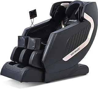 كرسي التدليك Sparnod Fitness New Deluxe Plus: يضم 22 كرة تدليك ثابتة، و22 وسادة هوائية، وعلاج حراري للظهر، وانعدام الجاذبية، وتدليك القدم، وشاشة LCD، ومكبرات صوت بلوتوث.