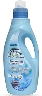 Ecolyte+ Fabric softener - Enhances Softness and Freshness, Feel Luxurious, Gentle on Clothes, Long-Lasting Scent, Encapsulated fragrance, Laundry Care Essential - (Ocean Breeze, 2 Liter)