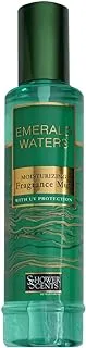 Shower Scents Emerald Waters Moisturizing Fine Fragrance Body Mist With Hyaluronic Acid, Pro - Vitamin B5 and UV Protection 250ml