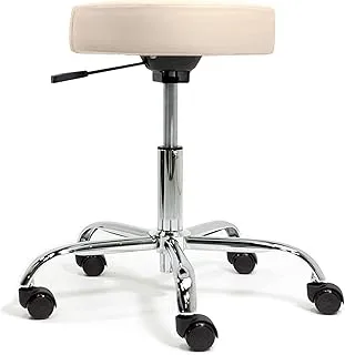 EARTHLITE Pneumatic Rolling Stool - Commercial Grade, Adjustable, CFC-Free, No leaking - Spa, Massage & Medical Chair