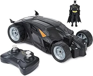 BATMAN 6065425 DC Comics, Batmobile Remote Control Car, Easy to Drive, Compatible Figures, Kids’ Toys for Boys and Girls Aged 4 and Up