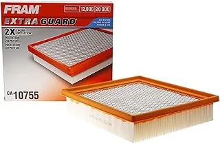 FRAM Extra Guard CA10755 فلتر هواء المحرك البديل لنماذج مختارة من Lexus وToyota وJeep وDodge، يوفر ما يصل إلى 12 شهرًا أو 12000 ميل حماية الفلتر