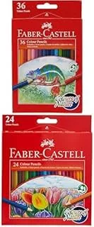 Faber-Castell Colour Pencils 36 + COLOUR PENCILS 24 COLOUR