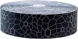 TheraBand Kinesiology Tape, Waterproof Physio Tape for Pain Relief, Muscle & Joint Support, Standard Roll with XactStretch Application Indicators, 2 Inch x 103.3 Foot Bulk Roll, Black/Gray