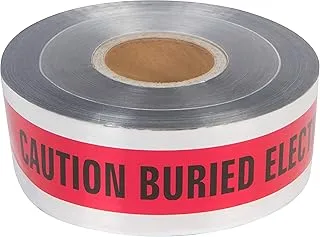 Morris Products Underground Electrical Foil Lined Caution Tape – 3