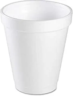 Alsaqer Disposible Foam Cup 25-Pieces, 6 oz Capacity