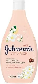 Johnson's Vita-Rich Jasmine And White Flowers Pampering Body Wash, 250ml