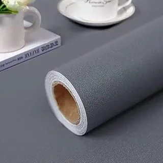 BPA® Self-Adhesive Wallpaper Film Stick Paper, Grey, 300x45 cm