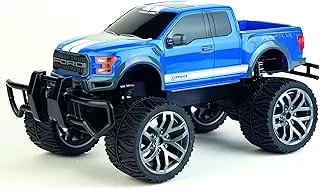 Carrera RC Officially Licensed Ford F-150 Raptor Remote Control Vehicle with 2.4 Ghz Controller, Blue, 114 Scale