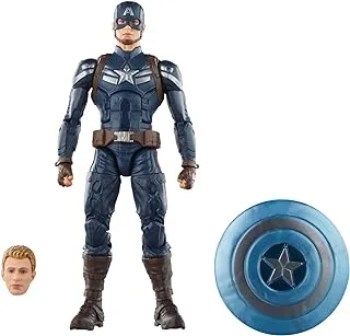 Marvel Hasbro Legends Series Captain America, Captain America: The Winter Soldier Collectible 6 Inch Action Figures, Legends Action Figures