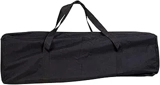 LVOERTUIG BBQ Tool Storage Bag,Oxford Grill Tool Carry Bag, Waterproof Outdoor Picnic Cooking Tools Bag Carry Bag for Camping Car Trip Outdoor Camping (Black,Size:24.41x 5.12 x 9.45inch)