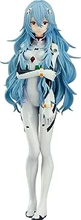 Good Smile Rebuild of Evangelion: Rei (Long Hair Ver.) Pop Up Parade PVC Figure, Multicolor