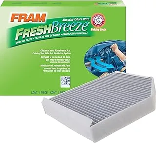 FRAM Fresh Breeze Cabin Air Filter Replacement for Car Passenger Compartment w/Arm and Hammer Baking Soda, Easy Install, CF11776 for Select Infiniti and Nissan Vehicles