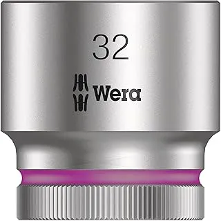 Wera 5003617001 Zyklop 8790 HMC مقبس 1/2 بوصة، رأس سداسي 32 مم × الطول 37 مم