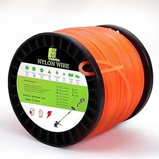 Viabrico strimmer line heavy duty 2.4mm X 100M, strimmer wire for petrol strimmer