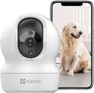 كاميرا EZVIZ الأمنية CP1 Pro، كاميرا CCTV بدقة 4 ميجابكسل للمنزل، كاميرا داخلية 360 درجة، جهاز مراقبة الطفل مع رؤية ليلية ملونة، اكتشاف الشكل البشري والضوضاء العالية مع التتبع التلقائي، صوت ثنائي الاتجاه، واي فاي مزدوج النطاق