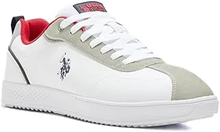 U.S. Polo Assn. Mens White 3W BASEL 3PR LifeStyle Sneakers Size 44