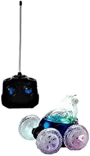 Mindscope Turbo Twisters BLUE 49 MHZ Bright LED Light Up Stunt RC Remote Control Vehicle